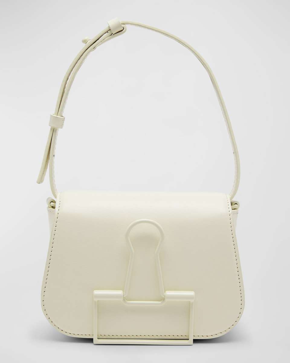 Skeleton Binder Leather Crossbody Bag